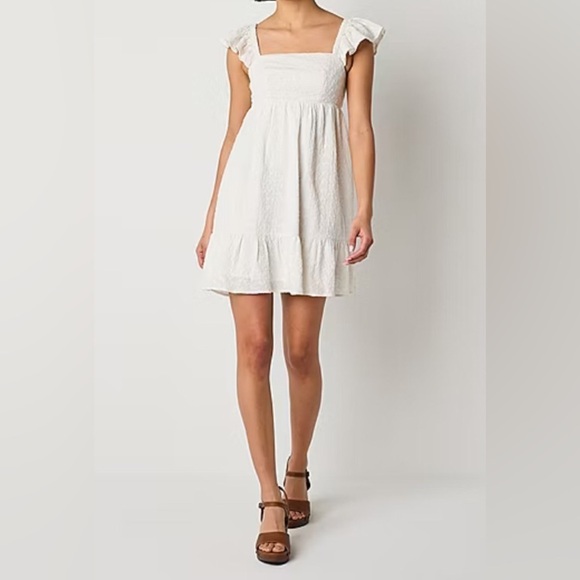 Arizona Babydoll Dress Juniors Size Large New - Picture 2 of 7